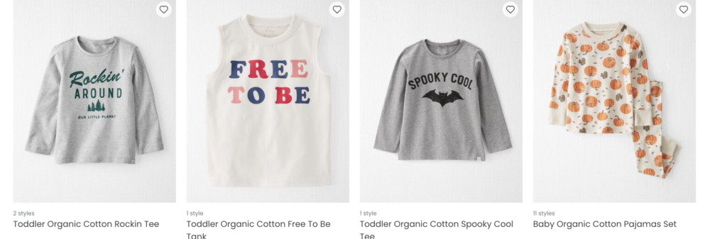 osh kosh bgosh organic cotton